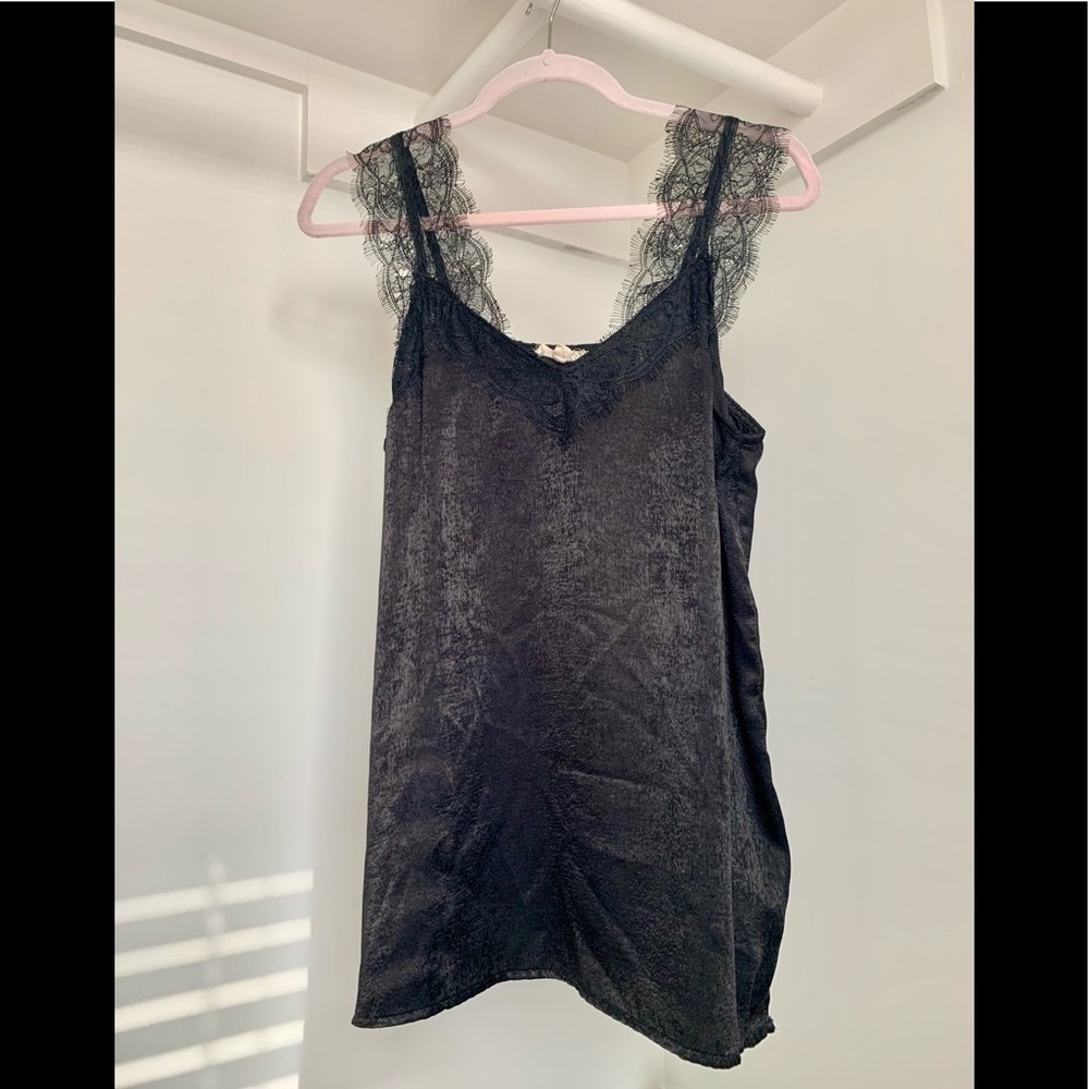 Black Luxe Lace Camisole